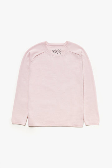 Embroidered Stitch Raglan Sleeve Organic Cotton Top - Oxley Official